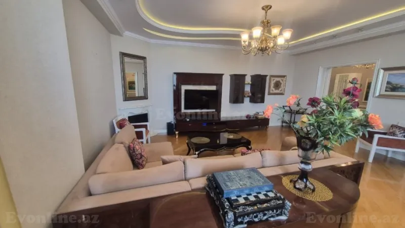 Kirayə verilir 3 otaqlı Mənzil Yeni tikili 180 m² 8 Noyabr m. - şəkil 2