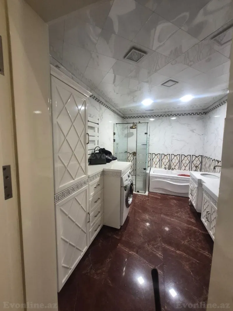 Kirayə verilir 3 otaqlı Mənzil Yeni tikili 180 m² 8 Noyabr m. - şəkil 19