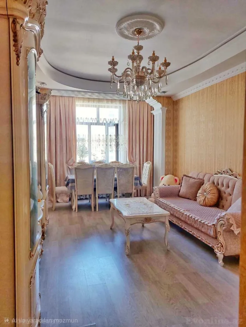 2 otaqlı Mənzil 75 m² İnşaatçılar m. Satılır