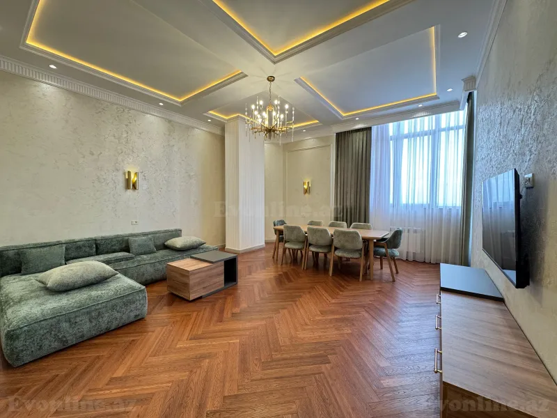 Satılır 3 otaqlı Mənzil Yeni tikili 138 m² Köhnə Günəşli - şəkil 2