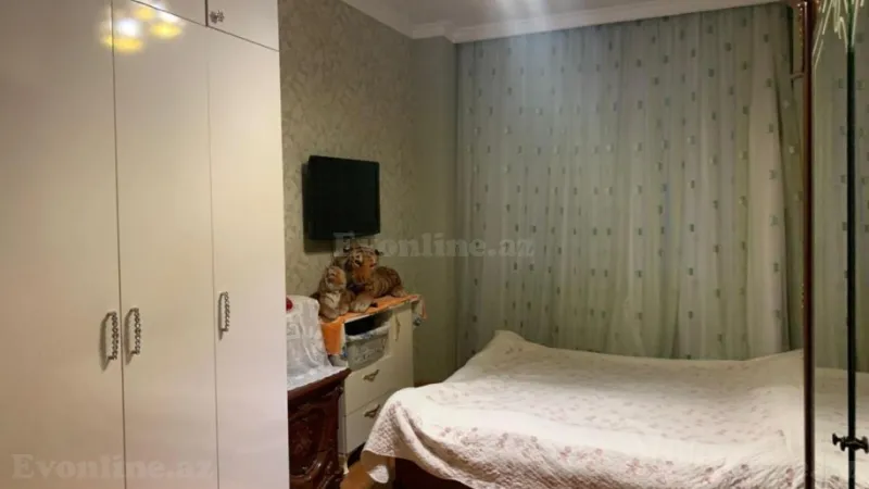 Kirayə verilir 2 otaqlı Mənzil Yeni tikili 80 m² Nəsimi r. - şəkil 3