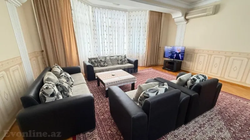 Kirayə verilir 4 otaqlı Mənzil Yeni tikili 200 m² Nizami m. - şəkil 3