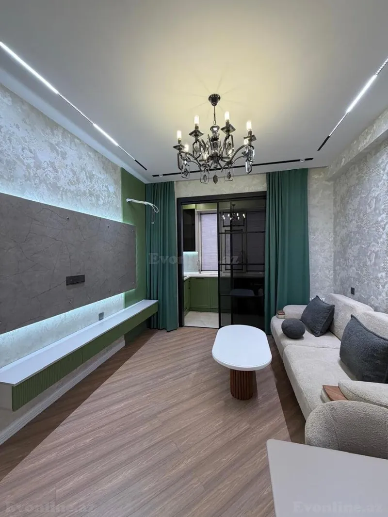 Satılır 2 otaqlı Mənzil Yeni tikili 55 m² Həzi Aslanov m. - şəkil 2