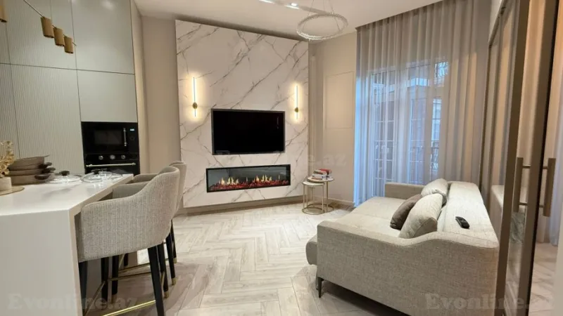 Kirayə verilir 2 otaqlı Mənzil Yeni tikili 55 m² Xətai r. - şəkil 2