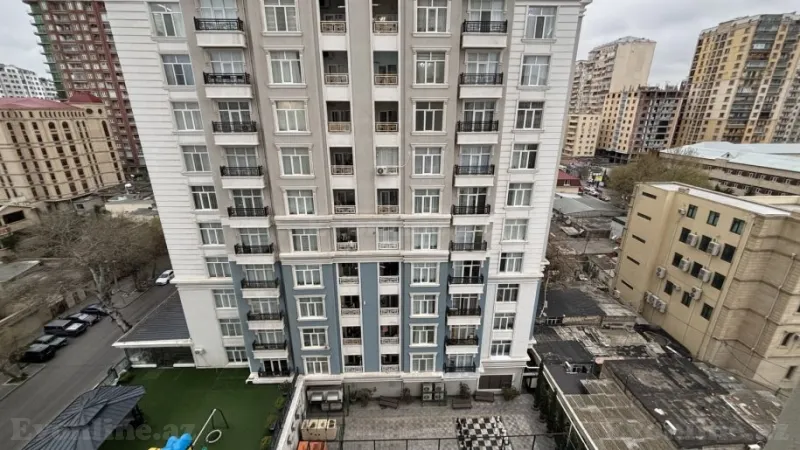 Kirayə verilir 2 otaqlı Mənzil Yeni tikili 80 m² Nərimanov r. - şəkil 2