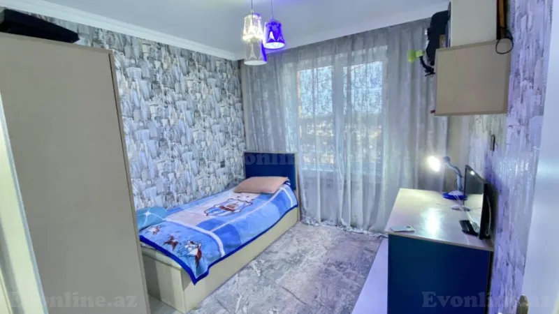 Satılır 5 otaqlı Mənzil Köhnə tikili 100 m² Qara Qarayev m. - şəkil 9