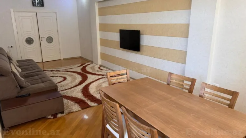 Kirayə verilir 4 otaqlı Mənzil Yeni tikili 110 m² Nəsimi m. - şəkil 2