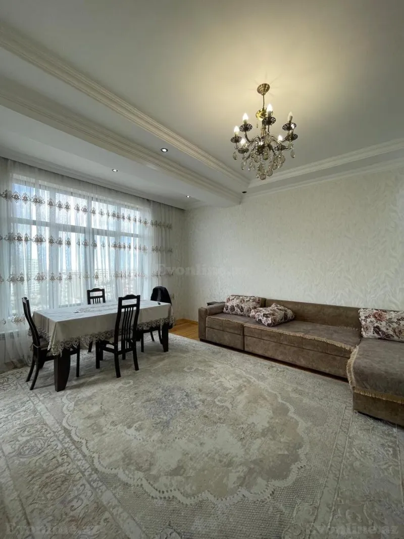 Satılır 3 otaqlı Mənzil Yeni tikili 110 m² Qara Qarayev m. - şəkil 3