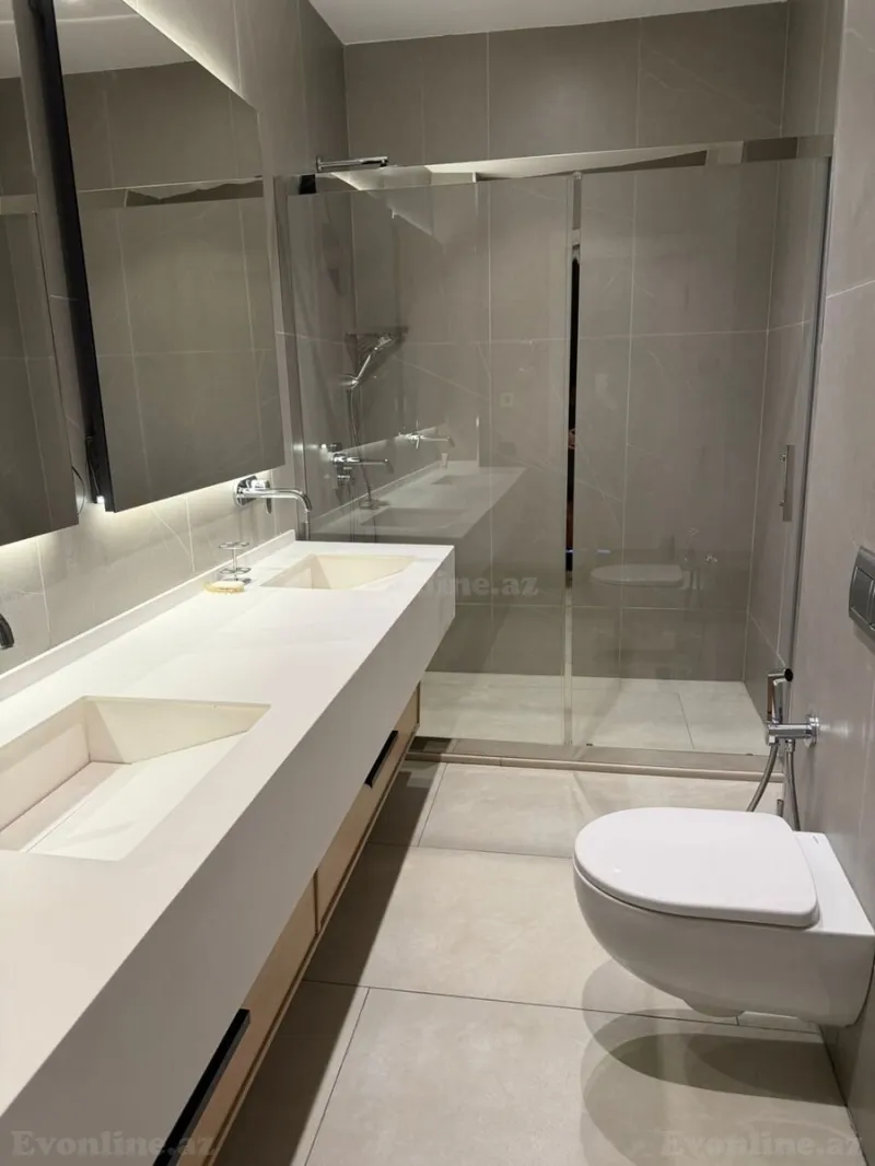 Kirayə verilir 2 otaqlı Mənzil Yeni tikili 90 m² Xətai r. - şəkil 6