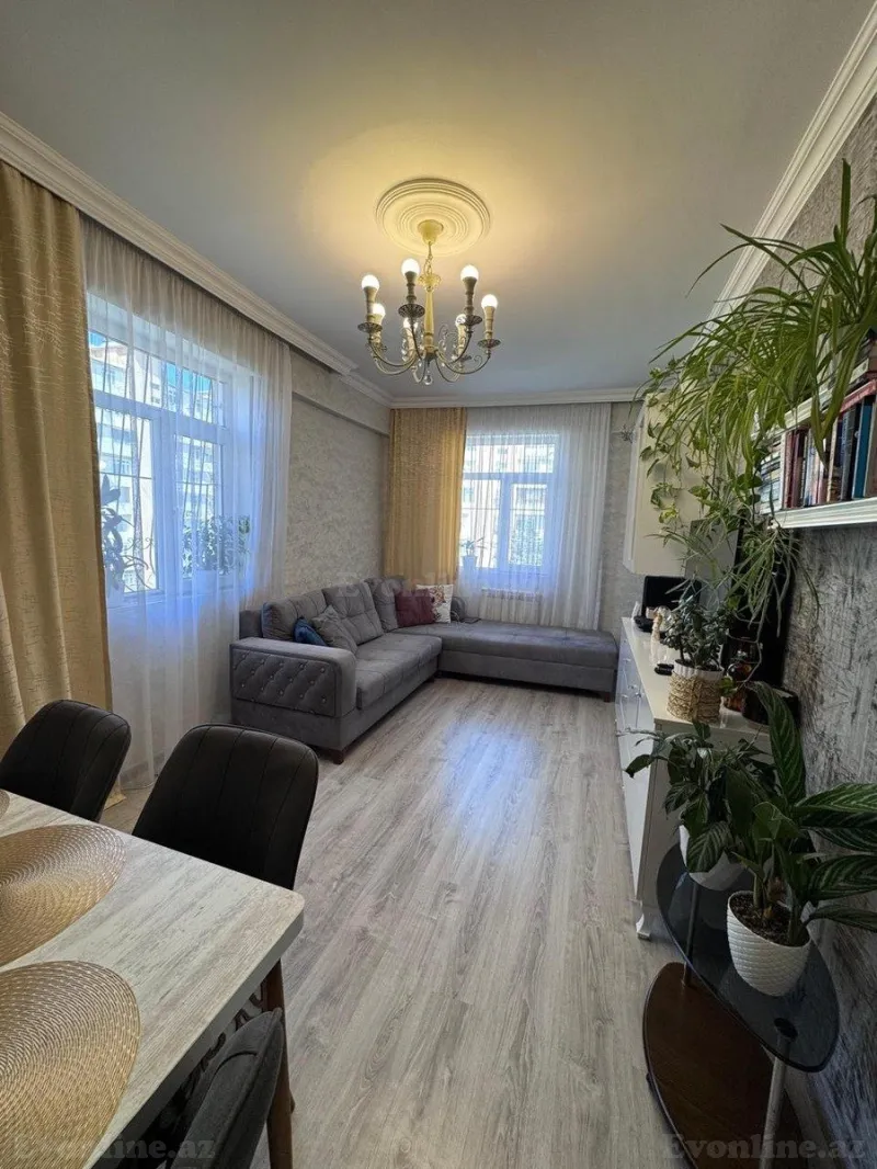 2 otaqlı Mənzil 50 m² Nizami r. Satılır