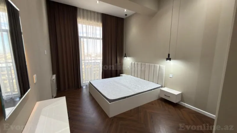 Kirayə verilir 3 otaqlı Mənzil Yeni tikili 125 m² Nəsimi r. - şəkil 12