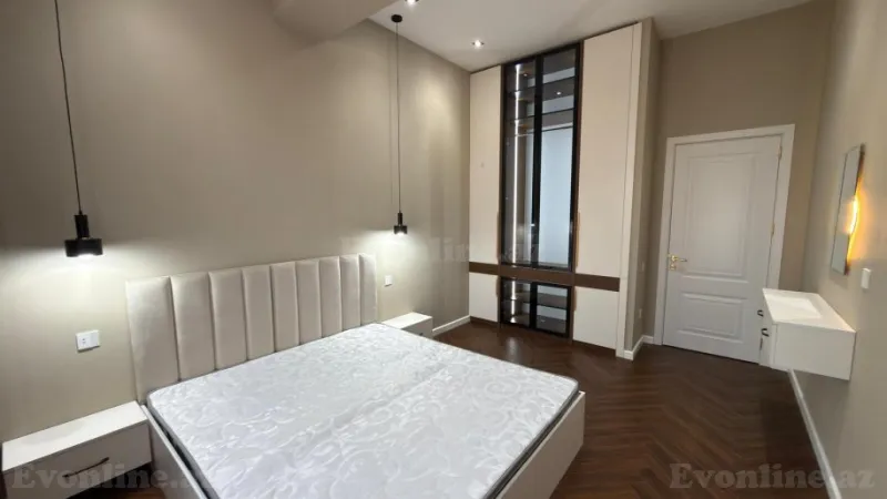 Kirayə verilir 3 otaqlı Mənzil Yeni tikili 125 m² Nəsimi r. - şəkil 13