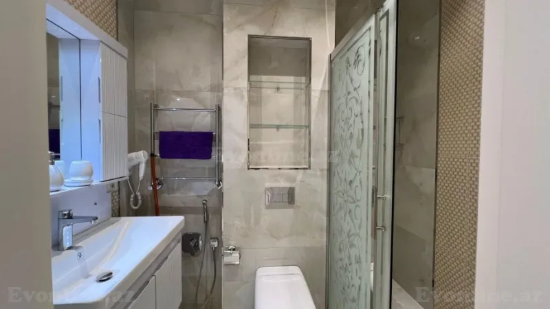 Kirayə verilir 2 otaqlı Mənzil Yeni tikili 93 m² Nəsimi r. - şəkil 13