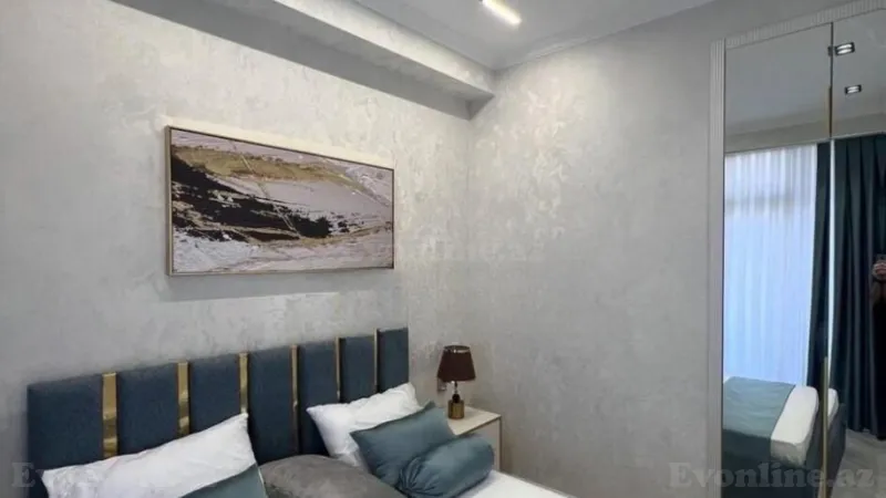 Satılır 2 otaqlı Mənzil Yeni tikili 40 m² Qara Qarayev m. - şəkil 4