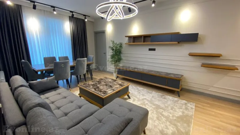 Kirayə verilir 3 otaqlı Mənzil Yeni tikili 110 m² 8 Noyabr m. - şəkil 3