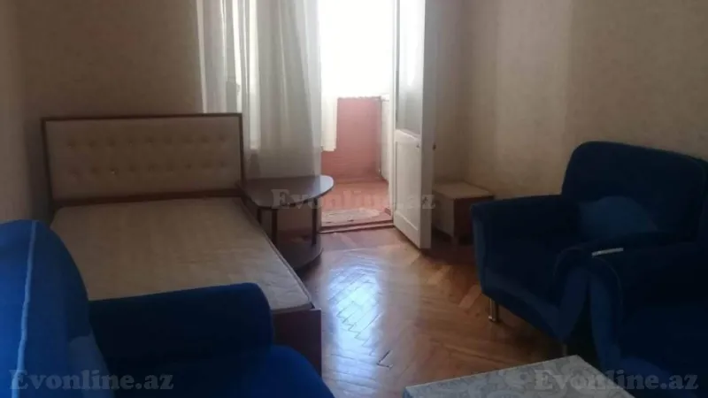 Kirayə verilir 1 otaqlı Mənzil Köhnə tikili 40 m² Elmlər Akademiyası m. - şəkil 2