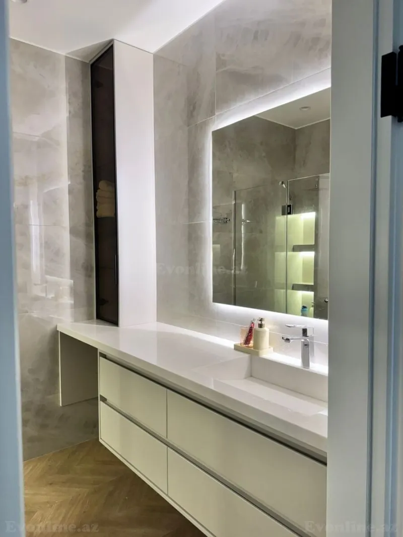 Kirayə verilir 1 otaqlı Mənzil Yeni tikili 62 m² Sabunçu r. - şəkil 5