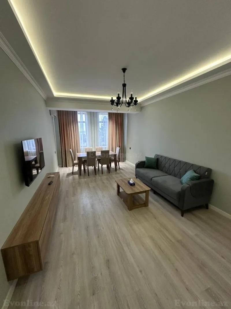 Kirayə verilir 2 otaqlı Mənzil Yeni tikili 75 m² Koroğlu m. - şəkil 2