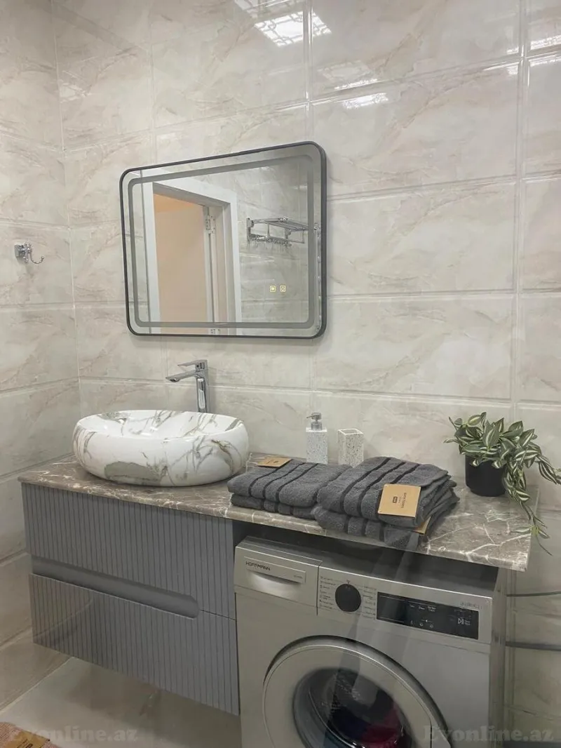 Kirayə verilir 1 otaqlı Mənzil Yeni tikili 58 m² Sabunçu r. - şəkil 6