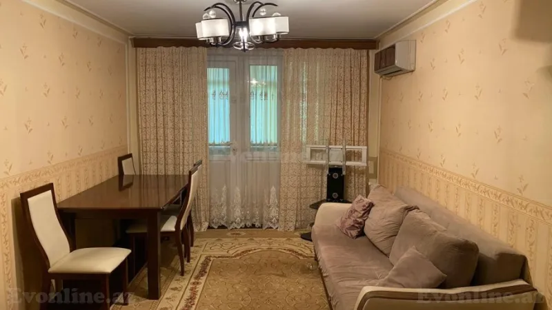 2 otaqlı Mənzil 50 m² İnşaatçılar m. Kirayə verilir