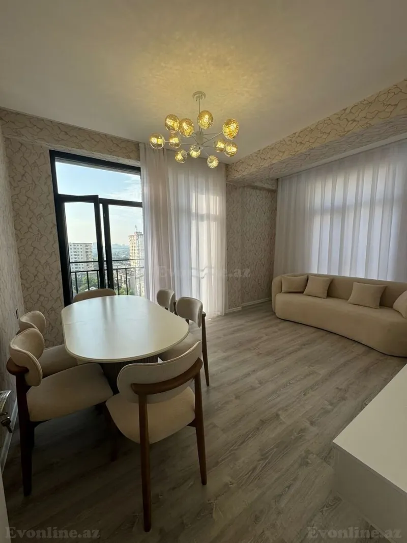 Kirayə verilir 2 otaqlı Mənzil Yeni tikili 60 m² Nəriman Nərimanov m.