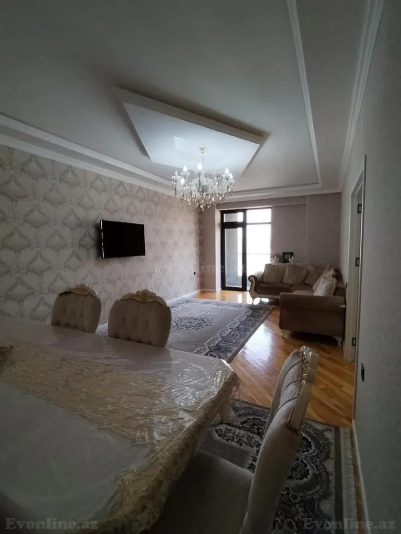 Kirayə verilir 3 otaqlı Mənzil Yeni tikili 105 m² 8 Noyabr m. - şəkil 2
