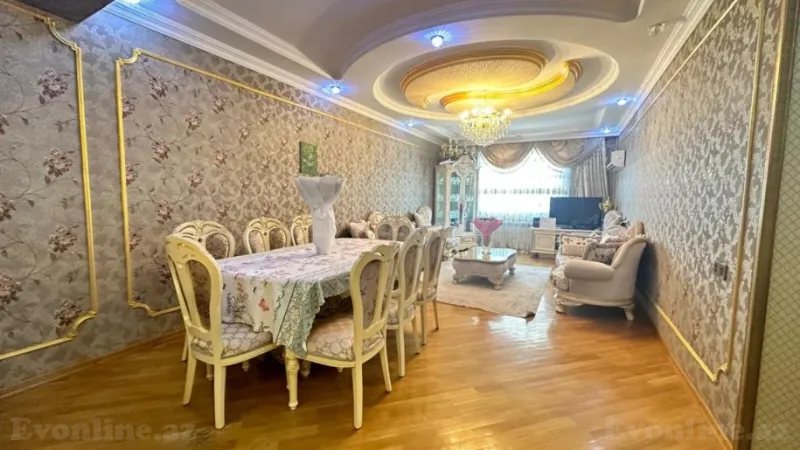 3 otaqlı Mənzil 130 m² Yeni Yasamal Satılır