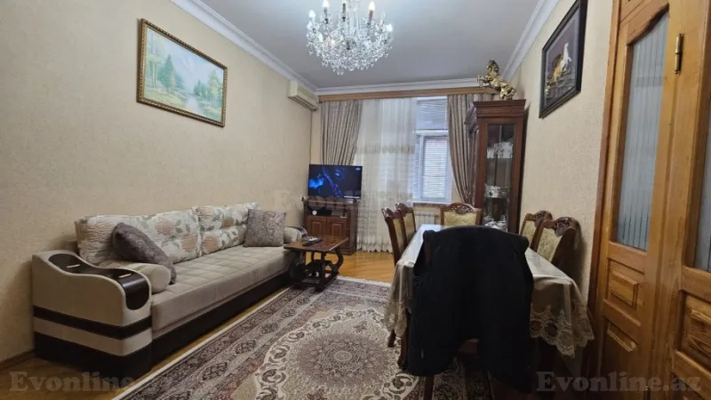 Satılır 3 otaqlı Mənzil Köhnə tikili 90 m² Nizami m. - şəkil 3