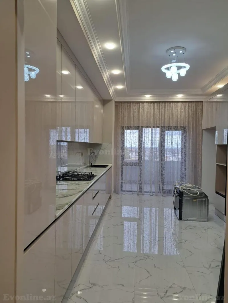 Kirayə verilir 3 otaqlı Mənzil Yeni tikili 126 m² Qara Qarayev m. - şəkil 3