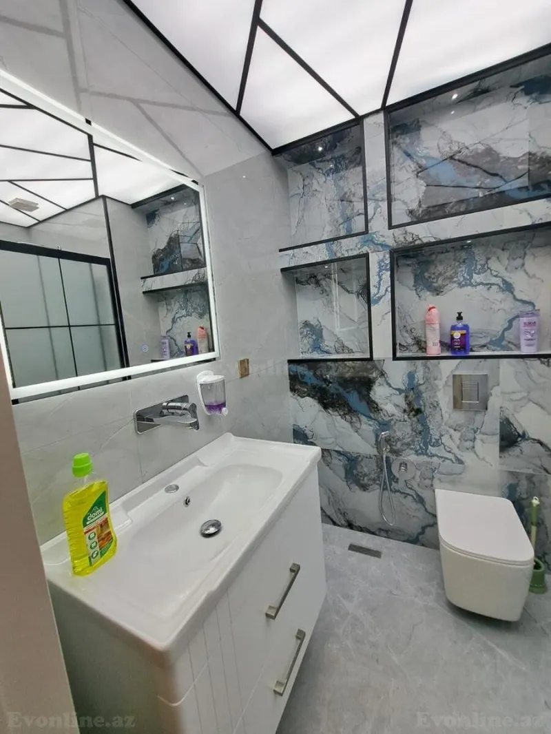 Kirayə verilir 3 otaqlı Mənzil Yeni tikili 126 m² Qara Qarayev m. - şəkil 19