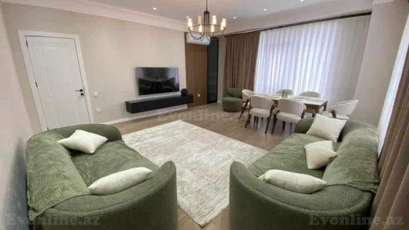 Kirayə verilir 2 otaqlı Mənzil Yeni tikili 110 m² Xətai m. - şəkil 2