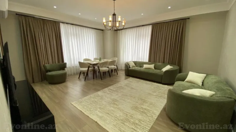 Kirayə verilir 2 otaqlı Mənzil Yeni tikili 110 m² Xətai m. - şəkil 3