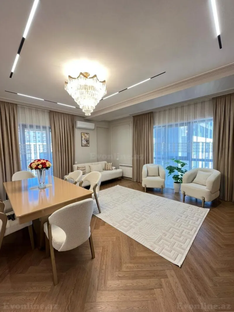 Satılır 3 otaqlı Mənzil Yeni tikili 128 m² Xətai m. - şəkil 4