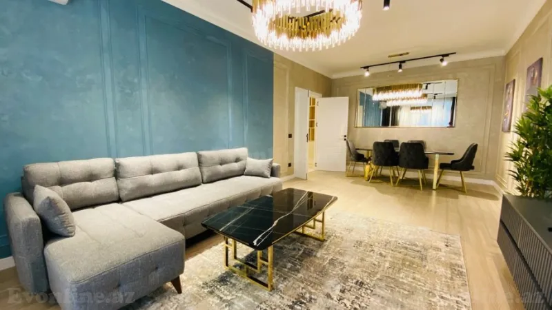 Kirayə verilir 2 otaqlı Mənzil Yeni tikili 110 m² 8 Noyabr m. - şəkil 2