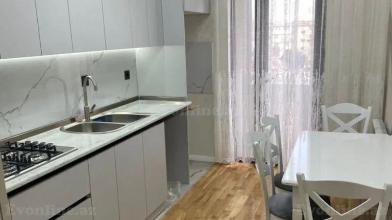 Satılır 1 otaqlı Mənzil Yeni tikili 46 m² Qara Qarayev m. - şəkil 2