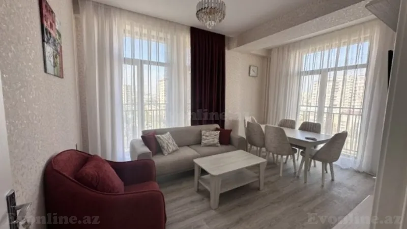 Kirayə verilir 2 otaqlı Mənzil Yeni tikili 60 m² Gənclik m. - şəkil 3