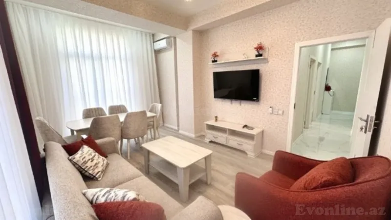 Kirayə verilir 2 otaqlı Mənzil Yeni tikili 60 m² Gənclik m. - şəkil 4