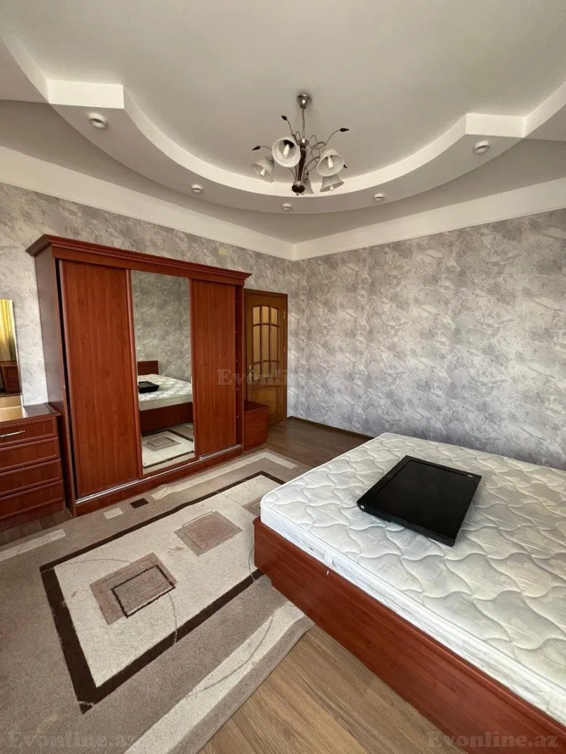 Kirayə verilir 3 otaqlı Mənzil Yeni tikili 140 m² Nəsimi r. - şəkil 5