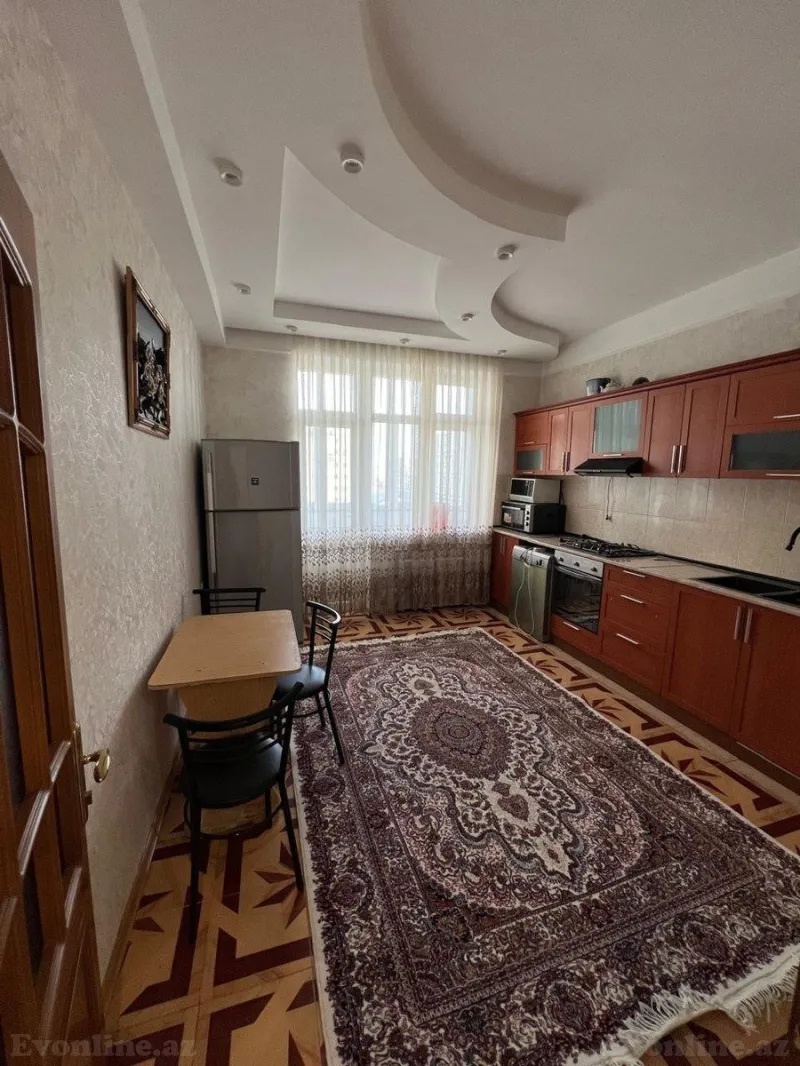 Kirayə verilir 3 otaqlı Mənzil Yeni tikili 140 m² Nəsimi r. - şəkil 8