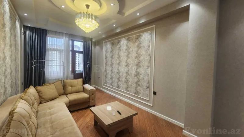 Kirayə verilir 2 otaqlı Mənzil Yeni tikili 95 m² Nəsimi r. - şəkil 2