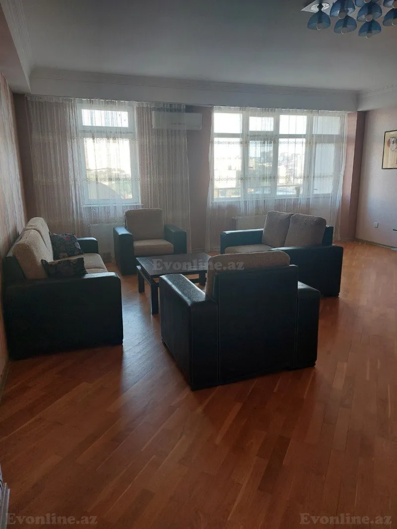 Kirayə verilir 3 otaqlı Mənzil Yeni tikili 121 m² Həzi Aslanov m. - şəkil 14