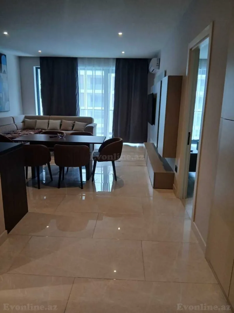 Kirayə verilir 2 otaqlı Mənzil Yeni tikili 90 m² Sabunçu r. - şəkil 2