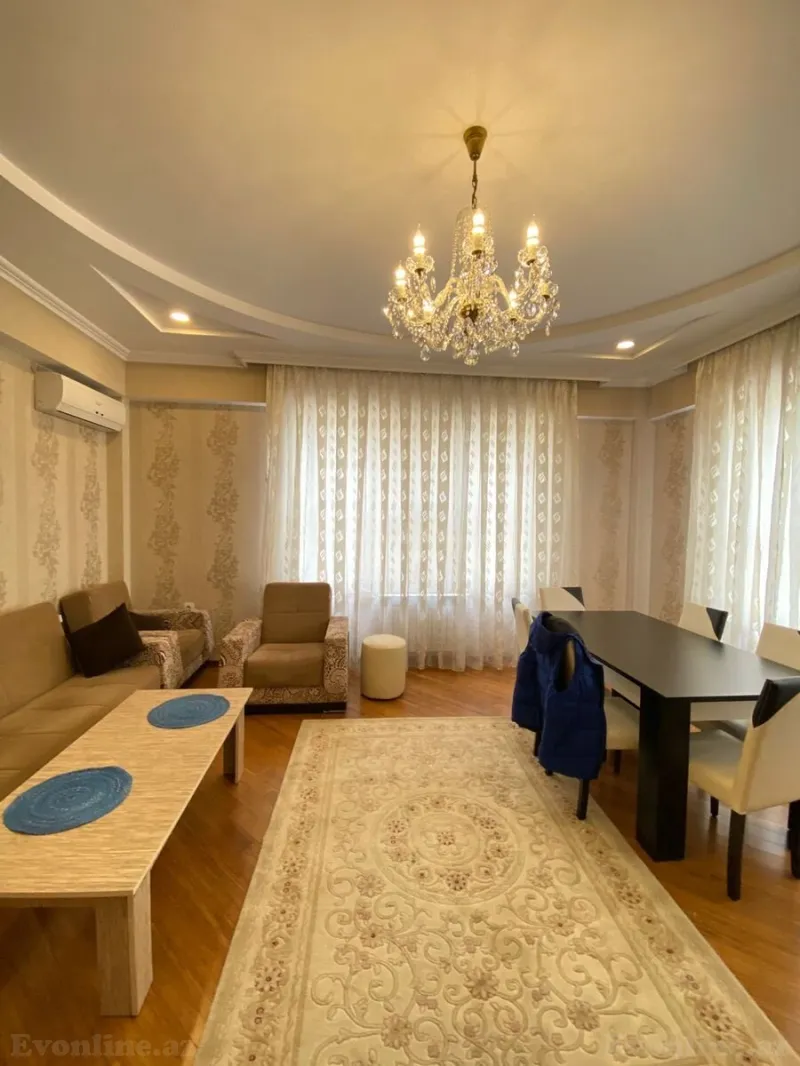 Kirayə verilir 3 otaqlı Mənzil Yeni tikili 120 m² Nəriman Nərimanov m. - şəkil 4