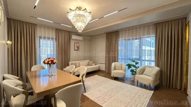 Satılır 3 otaqlı Mənzil Yeni tikili 128 m² Xətai m. - şəkil 2