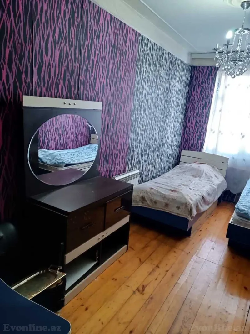 Kirayə verilir 2 otaqlı Mənzil Köhnə tikili 43 m² 4-cü mikrorayon - şəkil 2