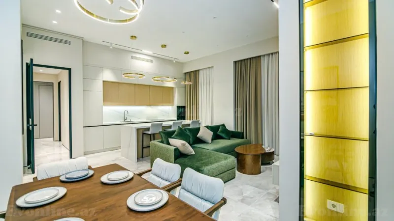 Kirayə verilir 3 otaqlı Mənzil Yeni tikili 105 m² Xətai r. - şəkil 3