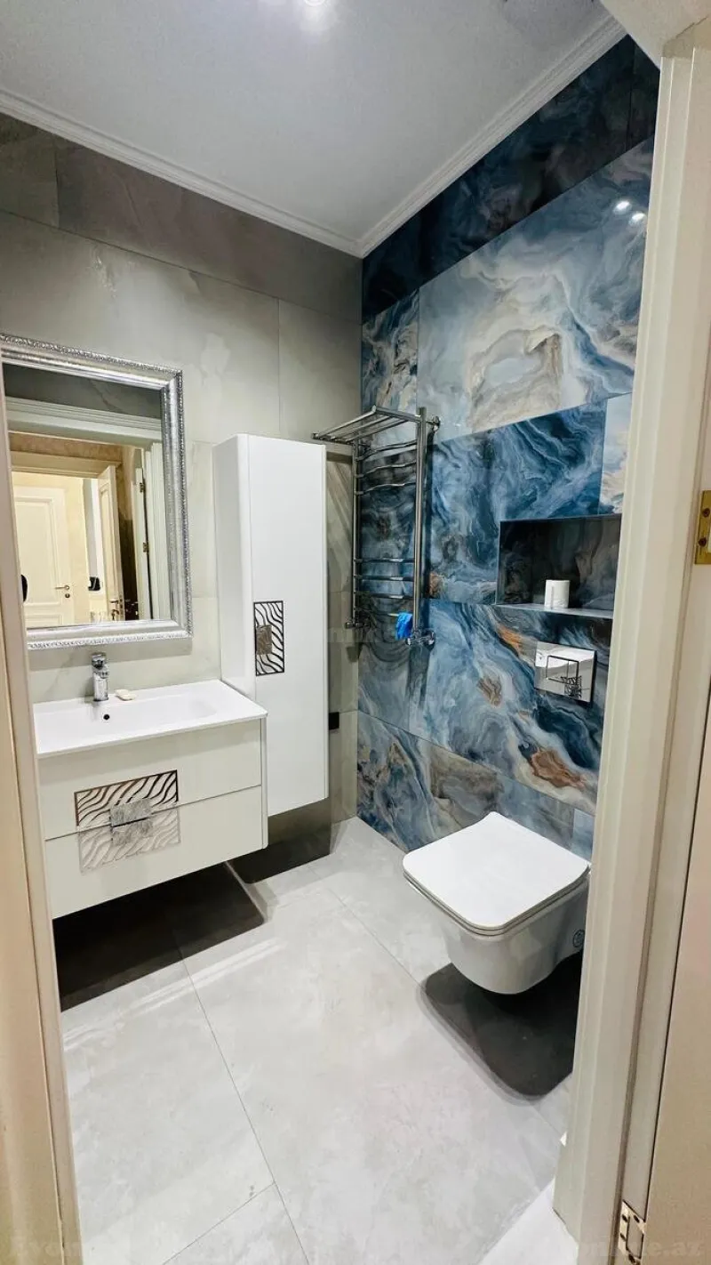 Kirayə verilir 3 otaqlı Mənzil Yeni tikili 141 m² Nəsimi r. - şəkil 28