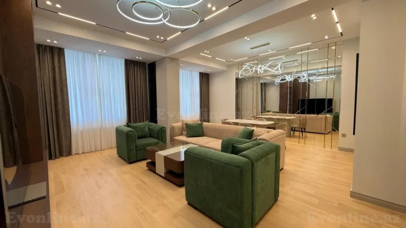 Kirayə verilir 3 otaqlı Mənzil Yeni tikili 140 m² Xətai r. - şəkil 2