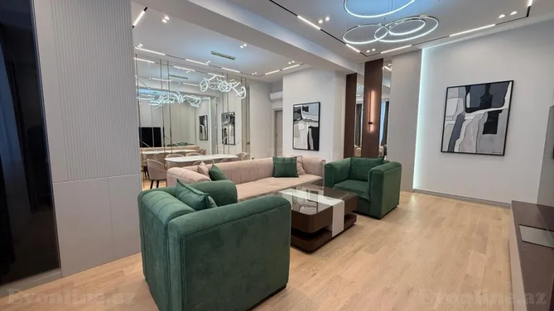 Kirayə verilir 3 otaqlı Mənzil Yeni tikili 140 m² Xətai r. - şəkil 3