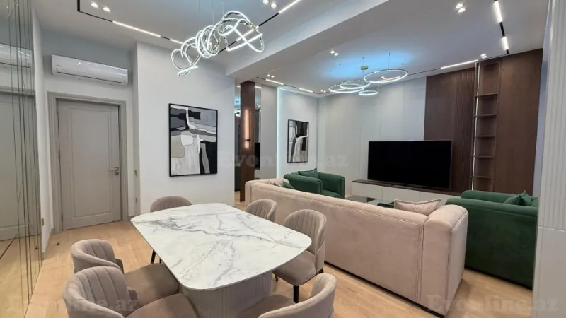 Kirayə verilir 3 otaqlı Mənzil Yeni tikili 140 m² Xətai r. - şəkil 7